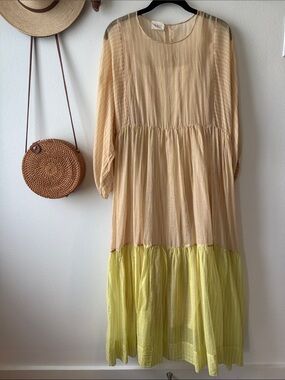 ILMA sheer dress.  Size large.